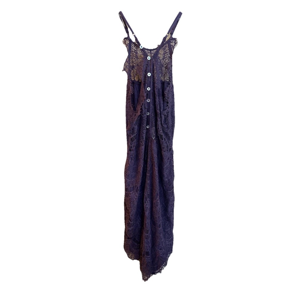 Free People Purple Intimately Lace Slip Dress Size SP